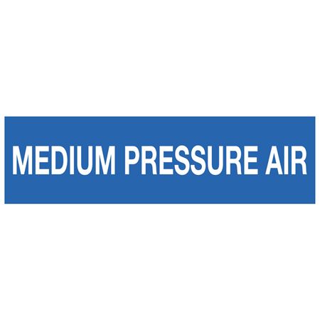 ANSI Pipe Markers Medium Pressure Air - Pk/10